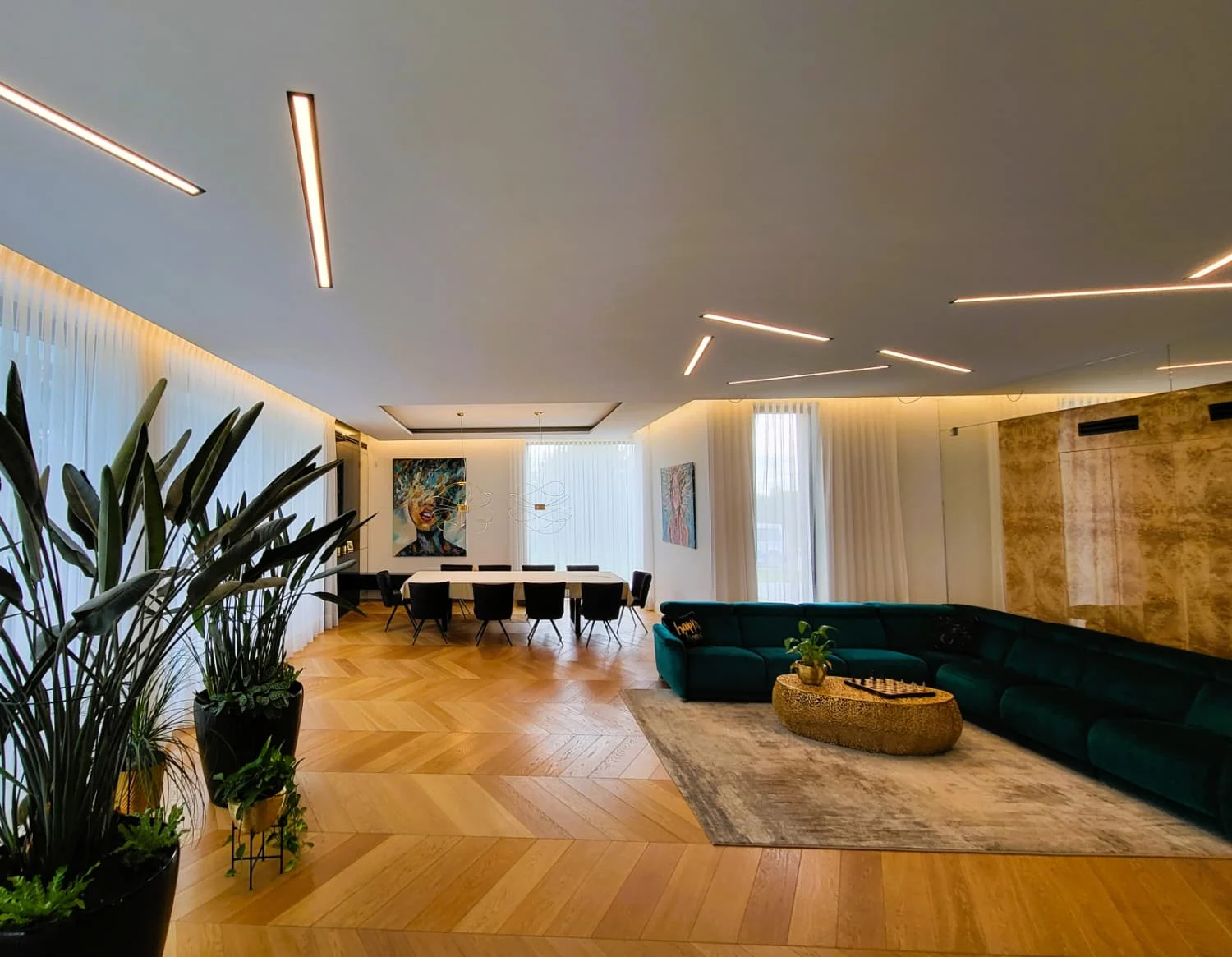 Inteligentny dom, rezydencja w Mławie, Pozelm Automatyka Budynkowa, smart home KNX (4)