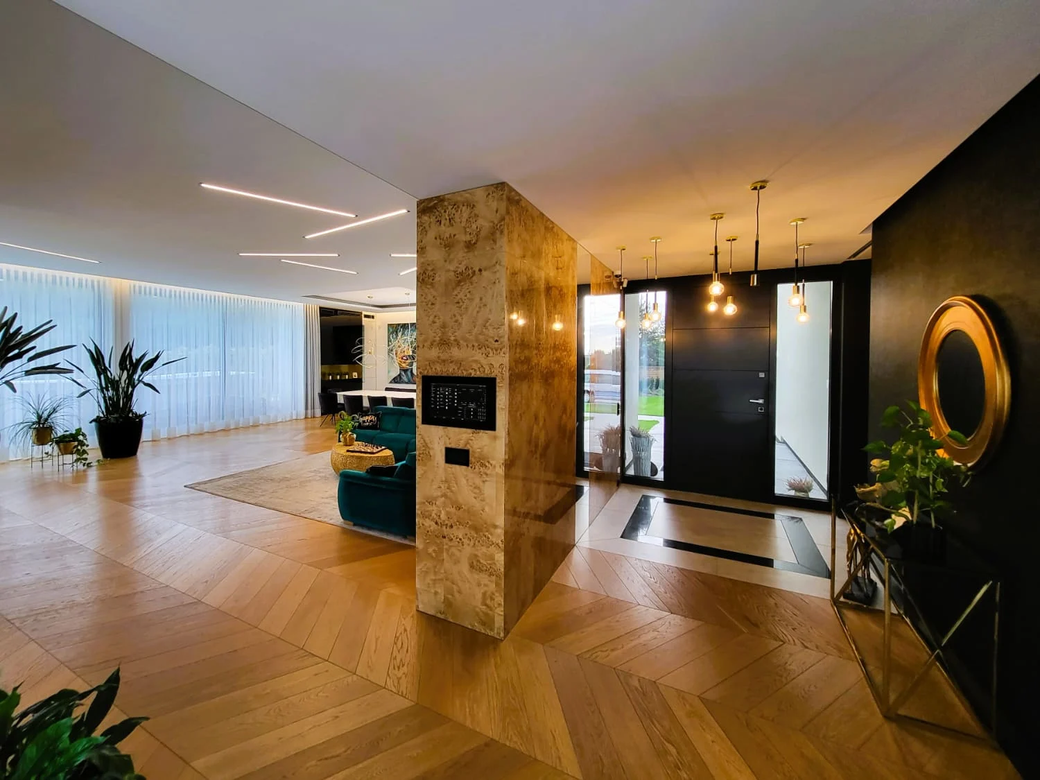 Inteligentny dom, rezydencja w Mławie, Pozelm Automatyka Budynkowa, smart home KNX (6)