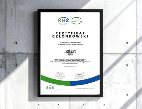 Pozelm kolejny rok w&nbsp;gronie Rekomendowanych Integratorów KNX Polska